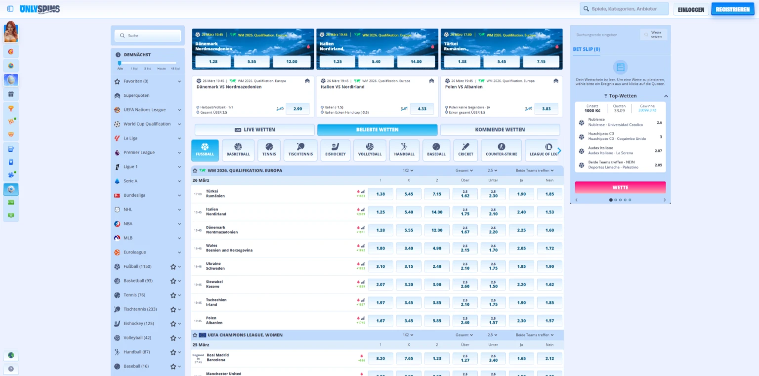 onlyspins sportwetten ohne oasis online betting interface bonus und wetten
